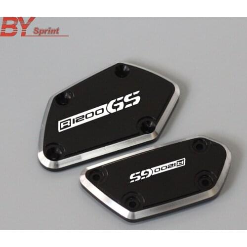 Motorcycle Accessories CNC Front Brake Clutch Fluid Reservoir Cover Caps For BMW R1200GS LC Adventure R 1200GS 2012-2017