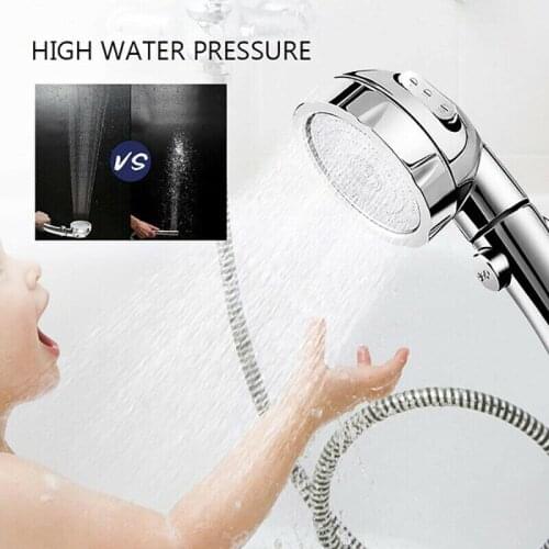 3-Mode Shower Head Handheld High-Pressure Spray Nozzle Water-Saving Filtration Showerhead Bathroom Accessories