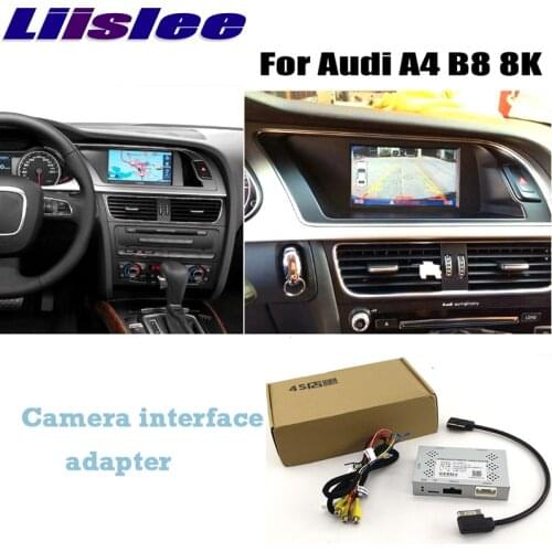 Liandlee Parking Camera Interface Reverse Back Up Camera Kits For Audi A4 B8 8K MMI Display Upgrade