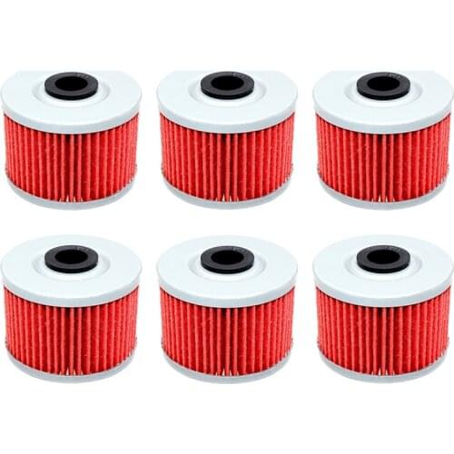 1/3/6pcs Motorcycle Oil Filter for Honda 250 AX-1 CBR250R 11-13 CB300F CBR300R 15-16 CBX250 83-00 CRF250L 13-15 GB400F GB500