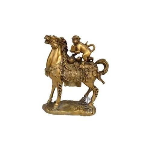 Copper Queen immediately seal the opening monkey feng shui ornaments crafts decorations Wang career promotion promotion