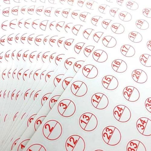 Diamond Painting Number Sticker 1-50 Storage Distinguish Label Stickers Diamond Painting accessories Tool box Sticker