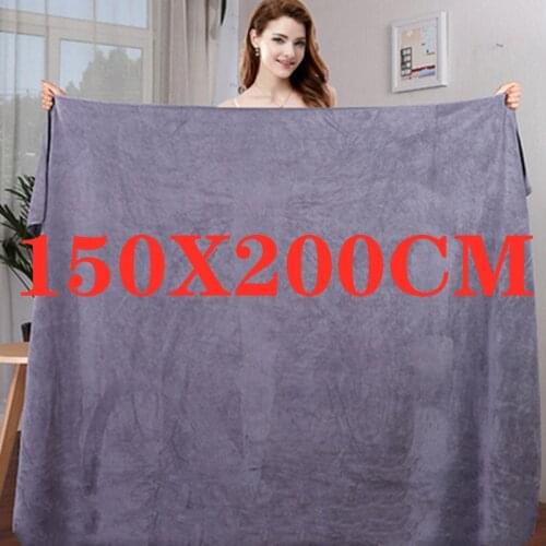 Oversized and thick.superfine fiberbath towel, super soft, super absorbent and quick-drying, no fading, No shed hair