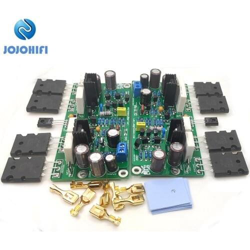 One Pair DIY KITS / Finished Board 350W+350W L20 SE 2SA1943 2SC5200 4ohm Dual Channels Sound Amplifier LJM Simplified Version
