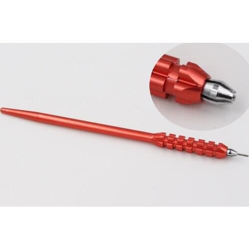 1pcs New design red eyebrow permanent makeup manual pen handmade tattoo pen for sale free shipping
