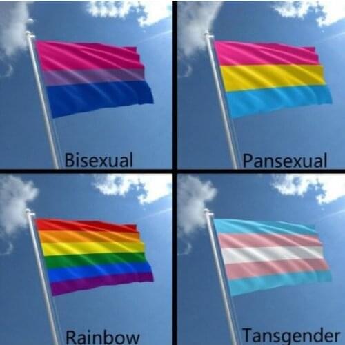 90*150cm LGBT Rainbow Flag Peace Flags Banner Pride LGBT Flag Lesbian Gay Friendly Parade Flags Bunting Home Decor