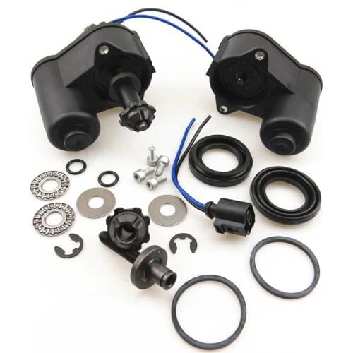 TUKE Handbrake Brake Servo 6 Teeth Motor + Calipers Screw&Mounting Fitting + Socket Harness For VW Tiguan Passat B6 B7 CC Sharan