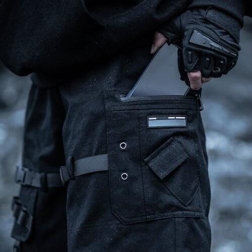 Men Adult Shorts Killwinner Tactical Shorts Cotton Leg Straps Multiple Pockets Streetwear Techwear Aesthetic