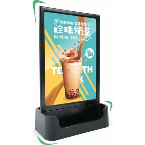 A5 Multifunctional Price Display Stand High-End Restaurant Commercial Office A5 Display Stand Vertical Catalog Table Sign