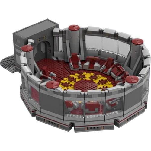 MOC Building Block C5934 Architecture High Council Chamber House Metting Room Bricks Collection Model DIY Boys Gift Toys