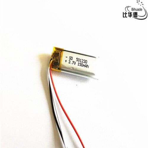 3 line Temperature sensor thermistor 3.7V,150mAH 501230 Polymer lithium ion / Li-ion battery for tablet pc BANK,GPS,mp3,mp4