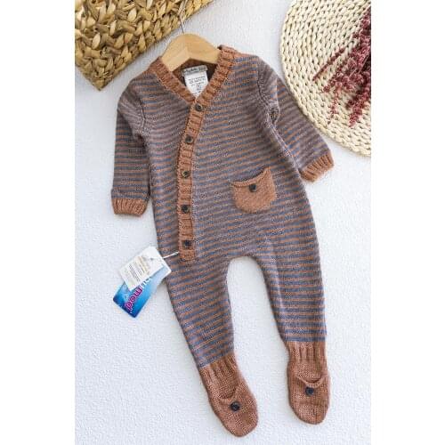 Knitwear Baby Boy Overalls