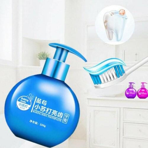 Fruit Flavour Baking Soda Toothpaste Teeth Whitening Cleaning Magical Hygiene Oral Care Passion Dental Soda Toothpaste New 220g
