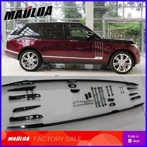 Car accessories 1 Pair Aluminium Alloy screw install side rail bar roof rack for Range rover Vogue 2013 2014 2015 2016 2017