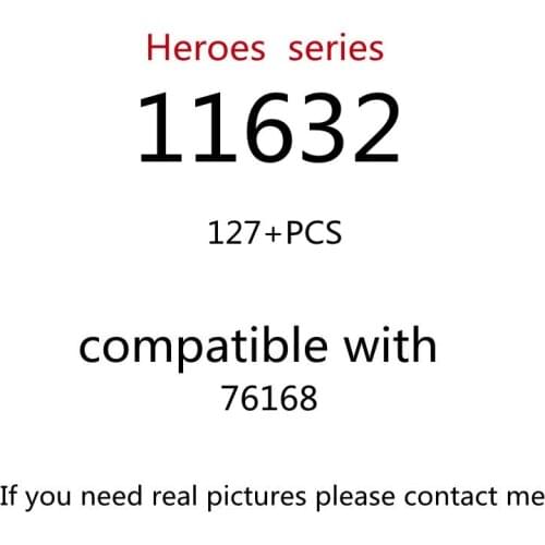 127PCS 11632 Building Block Toy Creative Series 76168 Assembled Building Block Childrens Toy Gifts