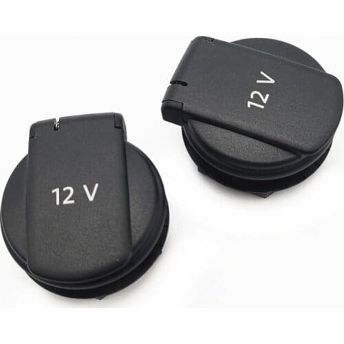 2Pcs Central Armrest Box Back Cover 12v Power Supply For Tiguan 2010 -2017 Car Accessories