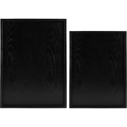 Kung Fu Tea Serving Tray 5 Sizes Rectangle Solid Wood Green Tea Board Puer Tea Trays Storage Tea Accessories