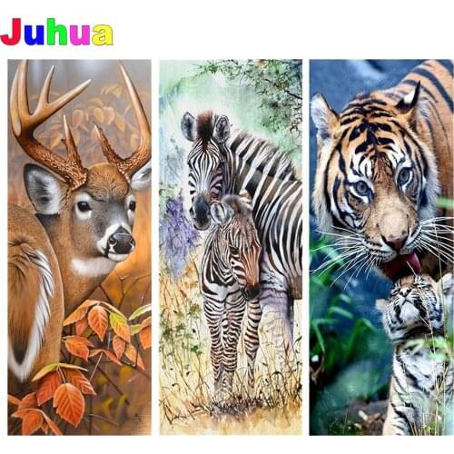 Tiger zebra deer 5D Diy Diamond Painting animal diamond Embroidery modern Picture Of Rhinestones Mosaic Set nordic home decor
