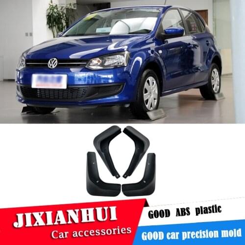 For Volkswagen POLO 2011-2013 Mudflaps Splash Guards Front With the color and rear Mud Flap Mudguards Fender Modified special