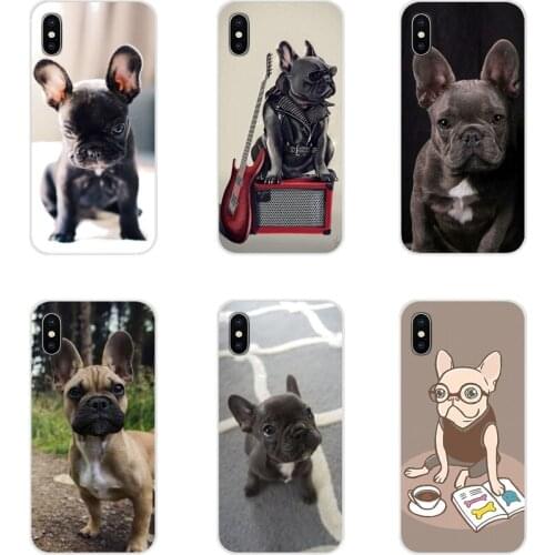 For Samsung Galaxy J1 J2 J3 J4 J5 J6 J7 J8 Plus 2018 Prime 2015 2016 2017 Hot Sweet French Bulldog Animal Dogs Phone Shell Cases