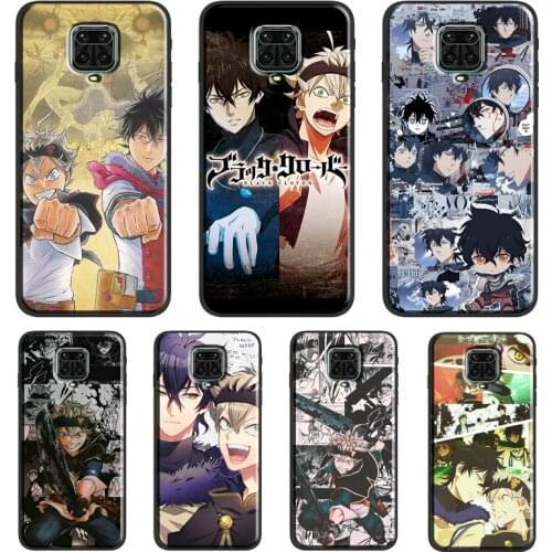 Asta Yuno Grinbellor Black Clover For Xiaomi Redmi 9 9A 9C 9T K40 Funda For Redmi Note 10 Pro 8T 9S Note 9 8 7 Pro Soft Case