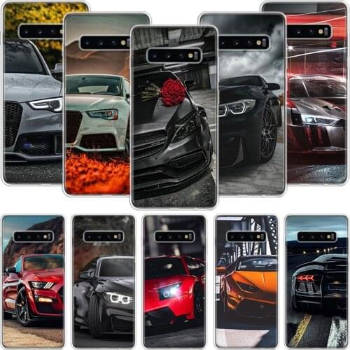 Sports Cars Male Men Phone Case For Samsung Galaxy S10 S20 S21 S9 S8 S7 Note 10 20 9 8 FE J4 J6 Ultra Plus Lite Pro + Edge Cover