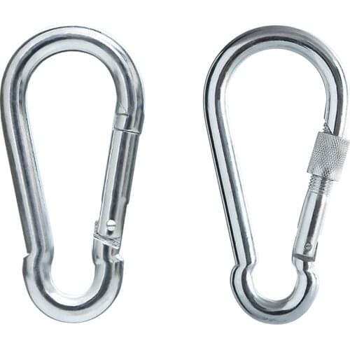 Alloy Steel Carabiner Mountain Rock Climbing Outdoor Camping Lock Buckle Tool for Family Outdoor Camping Accessory