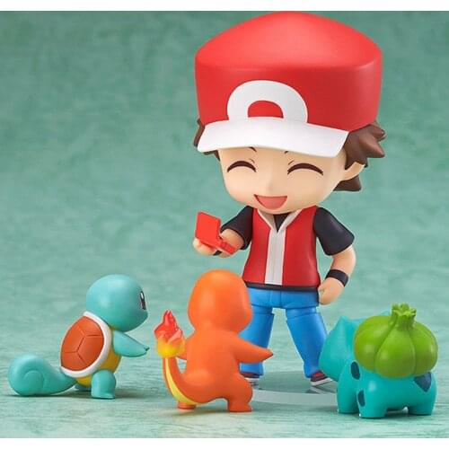 2020 New Arrivals Ash Ketchum with Charmander Squirtle Bulbasaur Action Figure Dolls Toy Anime Pokemones Figure Model Toys Gifts