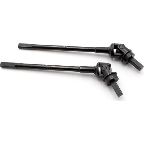 KYX Racing Hard Steel Front Axle CVD Shaft Upgrades Parts Accessories for RC Crawler Car Axial Capra Unlimited Trail Buggy UTB