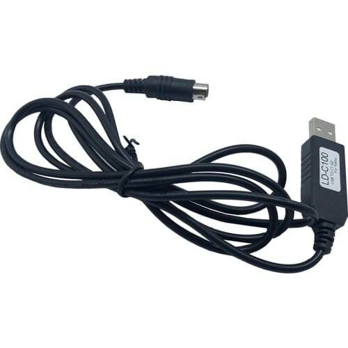 LD-C105 1.5m USB to CAT Din6 Programmed Cable for Kenwood TS-440 TS-450 TS-680