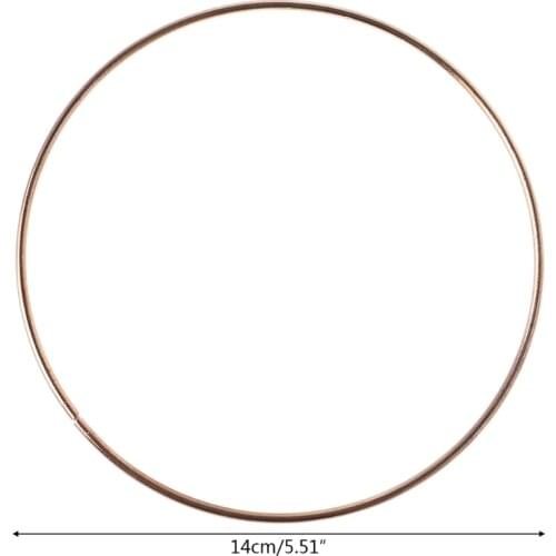 Metal Dream Catcher Dreamcatcher Ring Macrame Craft Hoop DIY Accessory 35-190mm