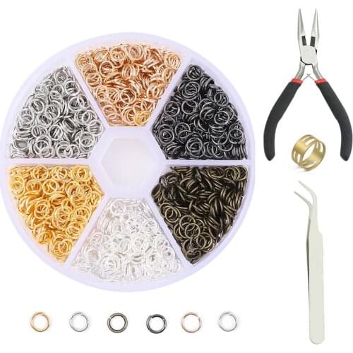 DIY Earrings Tool Kit Jump Ring/Extended Tail Chains/Pins/Lobster Clasps/Earring Stopper Plugs Box Packaging Jewelry Making