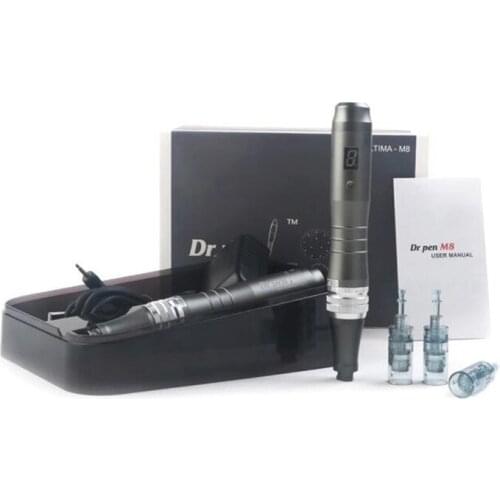 2020 New Wireless Digital Display 6 levels Dr. Pen Ultima M8 Microneedling Pen of Rechargeable skin care Kit