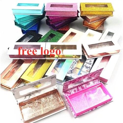 NEW 25mm Eyelash Packaging Box wholesale Lash Boxes Packaging Faux cils 3d Mink eyelashes magnetic case Makeup Storage