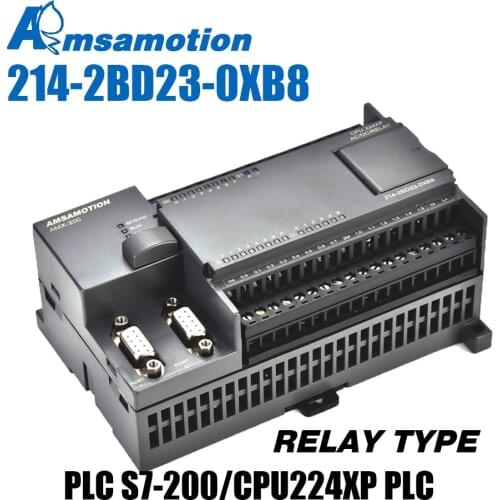 CPU224XP PLC Programmable Controller Replace Siemens 214-2BD23-0XB8 220V PLC S7-200 RELAY Output Programmable Logic Controller