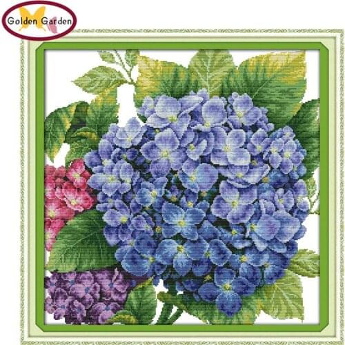 GG Pincushion Joy Sunday Flower Cross Stitch Needlework Embroidery Designs Handcraft Christmas Cross Stitch Kits for Home Decor