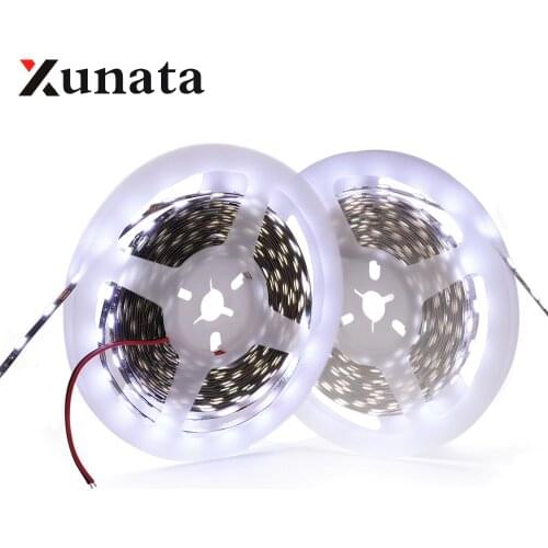 XUNATA 5730 LED Strip DC12V 5mm 60LED/m Flexible LED Diode Ribbon Tape LED Light Lamp Bright Than 5630 5050 LED Strip 5m/lot