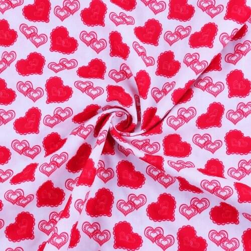 Diy polyster and cotton fabric polyester fabric Christmas celebration musical note printing textile crafts 50 * 140cm /piece