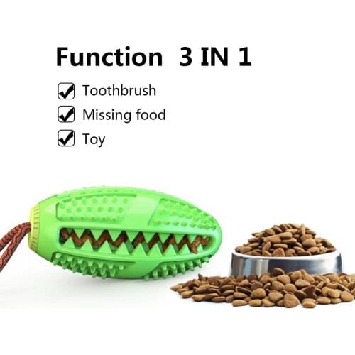 Dog Rope Ball Pull Toy With Suction Cup Chew Tug Toys Dog Toothbrush Teether Chew Toy Food Leak Bite-resistant Pet Supplies