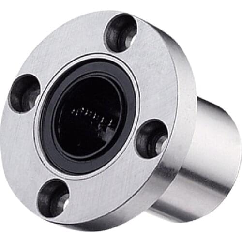 1pcs/lot LMF6UU LMF8UU LMF10UU LMF12UU LMF20UU LMF25UU LMF12LUU 16 LMF20LUU flange linear bearing CNC Linear Bush
