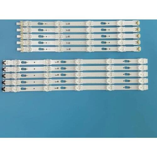 10pcs LED backlight strip for UE40JU6050 UE40KU6100 UE40KU6000 UE40JU6000 UE40MU6100 UE40JU6072 UE40JU6472 V5DU-400DCA-R1 400DCB