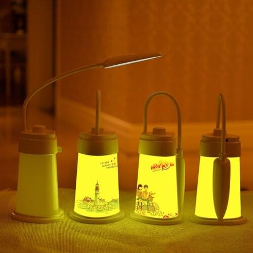 2018 new Portable Creative LED Night Light Dimmable Kids Bedroom Bedside Baby Night Light Lamp Personality gift lamp