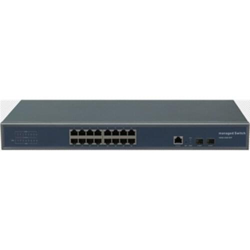 24v 16 Port 10/100/1000Mbps Ports Managed POE Switch With 2 Gigabit SFP Slots