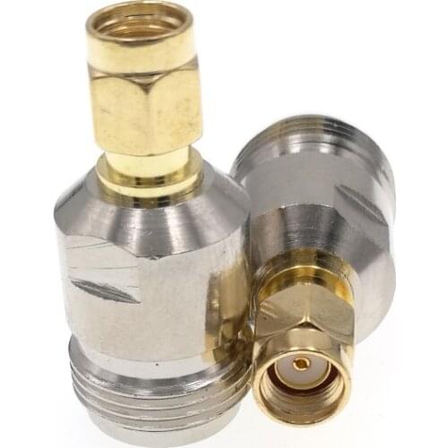 50pcs RP-SMA Male To N Female RF Connector Adapter