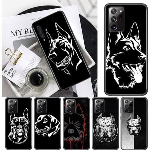 Cute Pitbull Dog Art For Samsung A72 A52 A02 S A32 A12 A42 A51 A91 A81 A71 A41 A31 A21 S A11 A01 A03 Core UW Phone Case