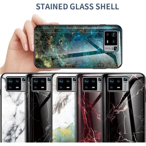 Tempered Glass Phone Case For Xiaomi Mi 9 9T CC9 Pro Note10 Lite Redmi Note 8 7 9s Redmi 9 8 9A TPU Frame Marble Back Cover