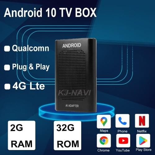 For BMW 5 Series E60 E61 F10 F11 F07 F18 Ai Box Car Android 9.0 System Wireless Mirrorlink for Apple Carplay TV GPS Box 4+64G