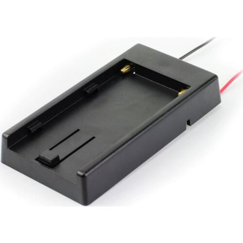 F970 F550 Battery Mount Base Plate fr LED Flash Lighting Studio 4K Camera Monitor Recorder Mixer Power Supply