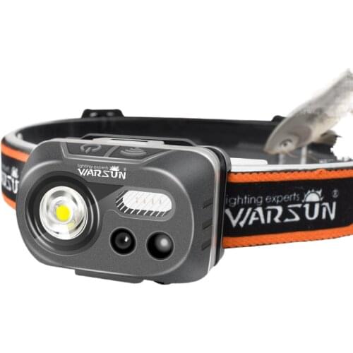 Wolfson charging super bright LED light sensing head mounted night fishing lamp headlight fishing dedicated torch