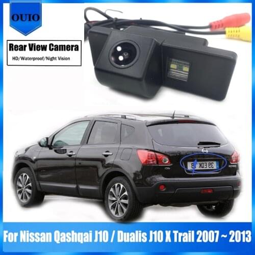 HD Rear view camera For Nissan Qashqai J10 / for nissan Dualis J10 X Trail 2007 ~ 2013 Night Vision Parking Reversing Camera